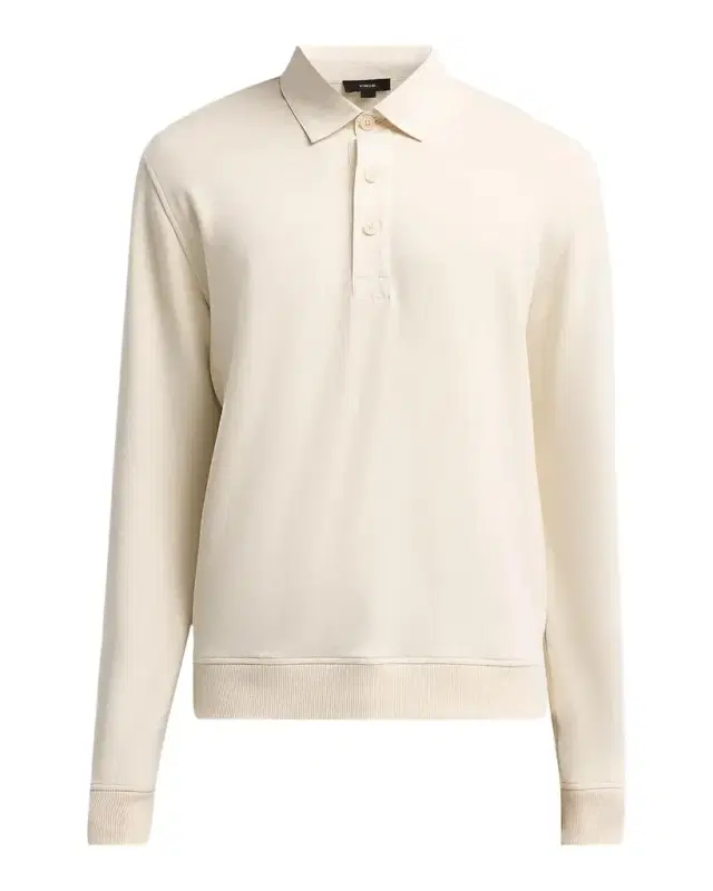 Vince Men's French Terry Polo Sweatshirt