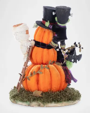Katherine 's Collection Ghouls Building Pumpkin Man Tabletop Decor | Thumbnail 2 Katherine 's Collection Ghouls Building Pumpkin Man Tabletop Decor | Thumbnail 2
