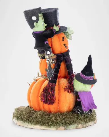 Katherine 's Collection Ghouls Building Pumpkin Man Tabletop Decor | Thumbnail 4 Katherine 's Collection Ghouls Building Pumpkin Man Tabletop Decor | Thumbnail 4