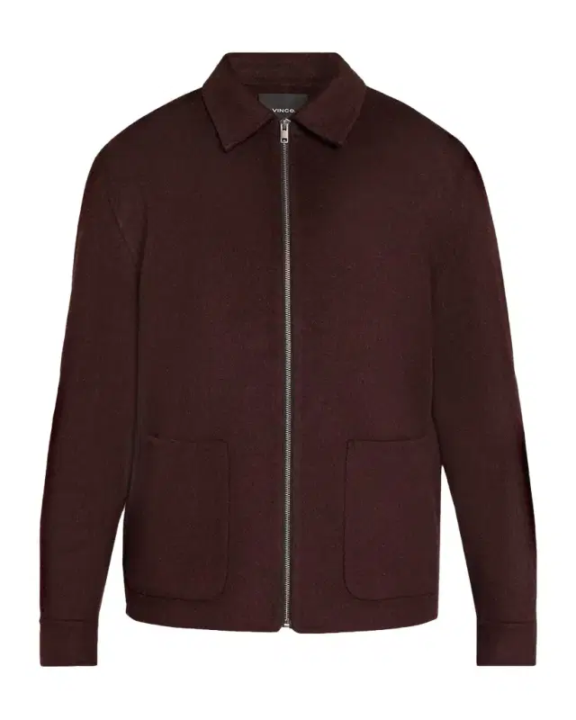 Vince Men's Splittable Wool Blend Full-Zip Jacket