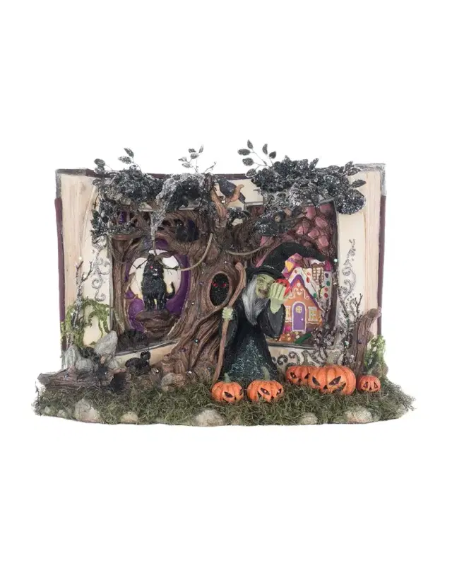 Katherine 's Collection Grimm Haunted Story Book Tabletop Decor