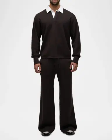 Hudson Men's Foldout Cotton-Cashmere Pants | Thumbnail 2