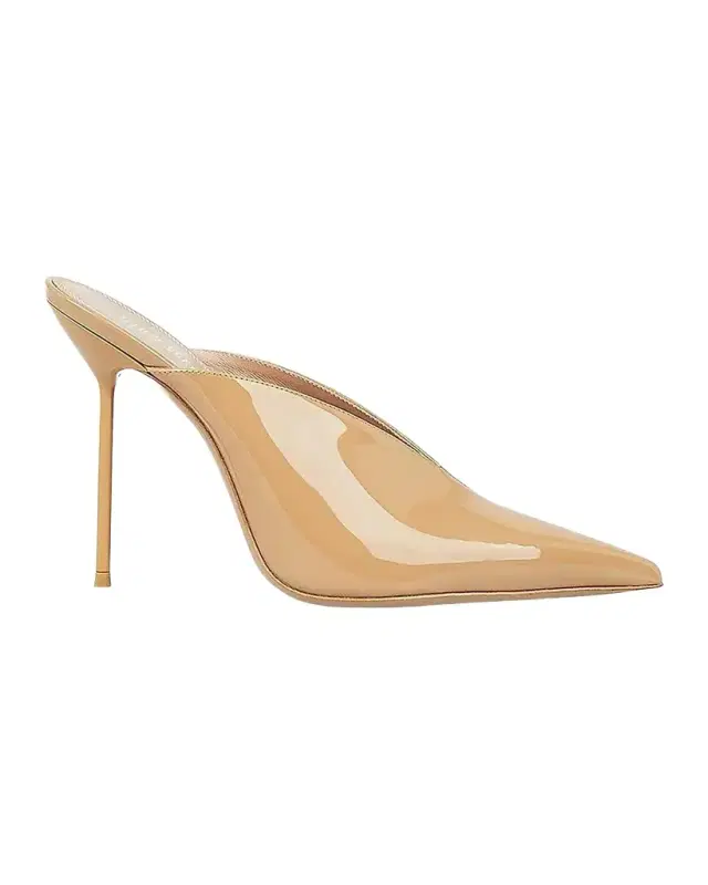 Paris Texas Lidia 105MM Patent Leather Mules