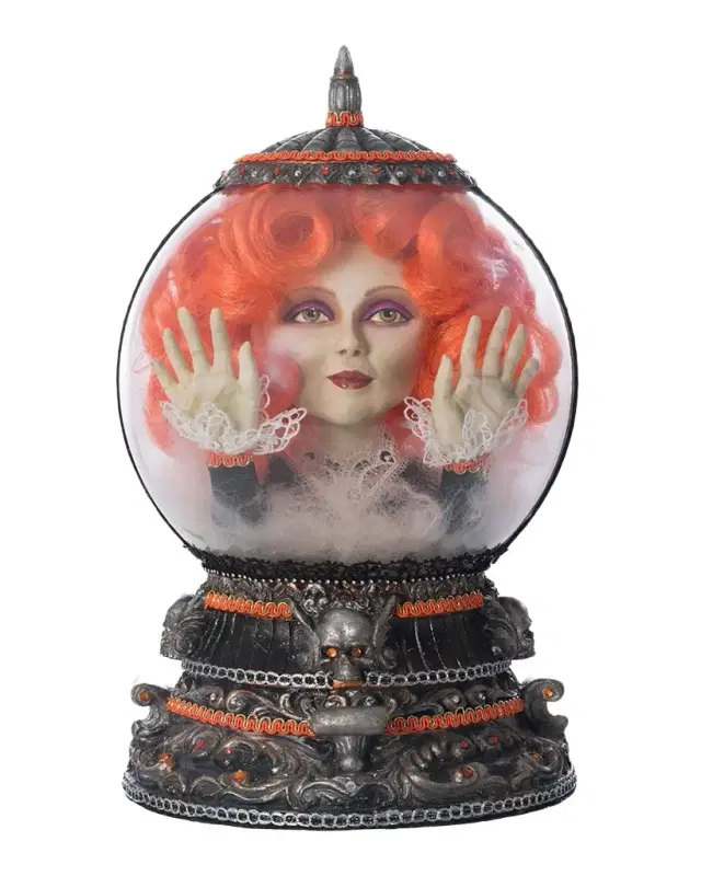 Katherine 's Collection Head in a Crystal Ball Halloween Decor