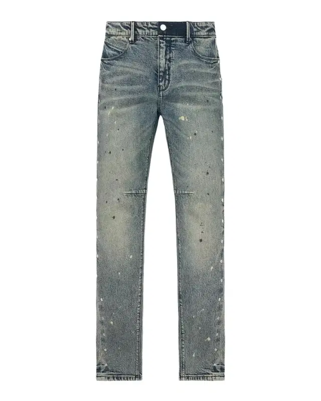 RTA Men's Bryant Grey Denim Skinny Jeans