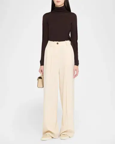 Max Mara Turtleneck Wool Long-Sleeve Sweater | Thumbnail 2 Max Mara Turtleneck Wool Long-Sleeve Sweater | Thumbnail 2