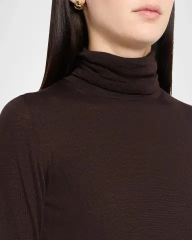Max Mara Turtleneck Wool Long-Sleeve Sweater | Thumbnail 5 Max Mara Turtleneck Wool Long-Sleeve Sweater | Thumbnail 5