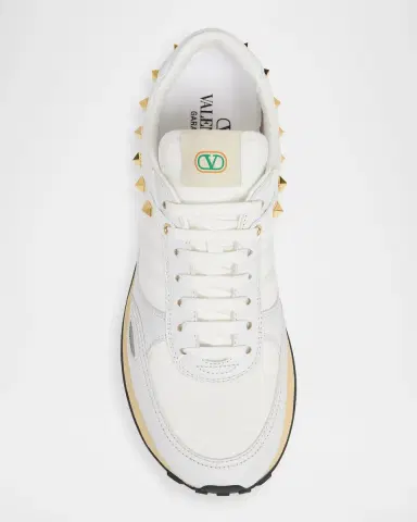 Valentino Garavani Men's Stud Up Low-Top Sneakers | Thumbnail 5 Valentino Garavani Men's Stud Up Low-Top Sneakers | Thumbnail 5