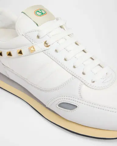 Valentino Garavani Men's Stud Up Low-Top Sneakers | Thumbnail 6 Valentino Garavani Men's Stud Up Low-Top Sneakers | Thumbnail 6