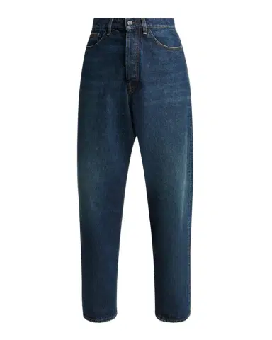 Moncler Men's Vintage Wash Denim Relaxed-Fit Jeans | Thumbnail 1
