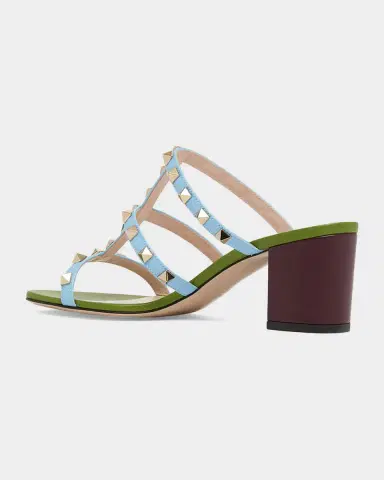 Valentino Garavani 60mm Rockstud Caged Slide Sandals | Thumbnail 4 Valentino Garavani 60mm Rockstud Caged Slide Sandals | Thumbnail 4
