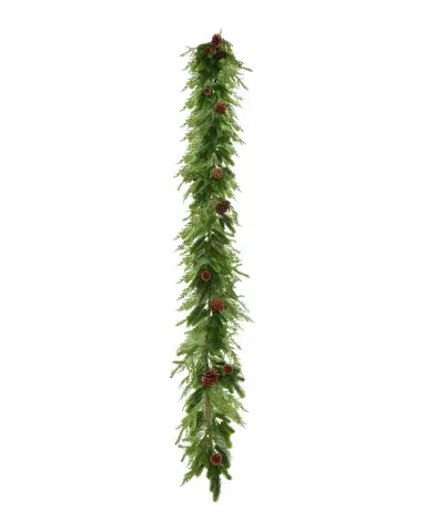 Winward Home Artificial Mixed Pine Christmas Garland | Thumbnail 1