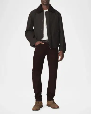 Joe's Jeans Men's Canvas Sherpa-Collar Shirt Jacket | Thumbnail 2 Joe's Jeans Men's Canvas Sherpa-Collar Shirt Jacket | Thumbnail 2