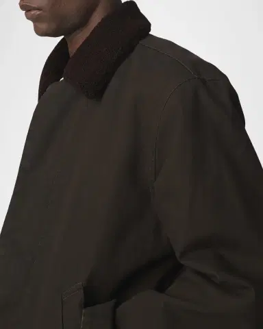 Joe's Jeans Men's Canvas Sherpa-Collar Shirt Jacket | Thumbnail 5 Joe's Jeans Men's Canvas Sherpa-Collar Shirt Jacket | Thumbnail 5