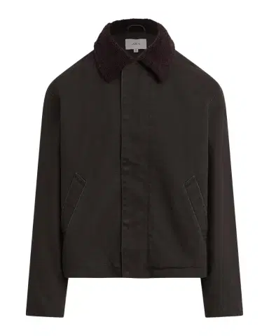 Joe's Jeans Men's Canvas Sherpa-Collar Shirt Jacket | Thumbnail 1 Joe's Jeans Men's Canvas Sherpa-Collar Shirt Jacket | Thumbnail 1