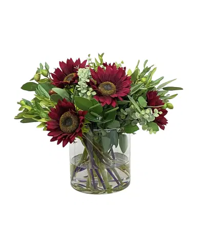 Winward Home Artificial Sunflower Floral Arrangement | Thumbnail 2