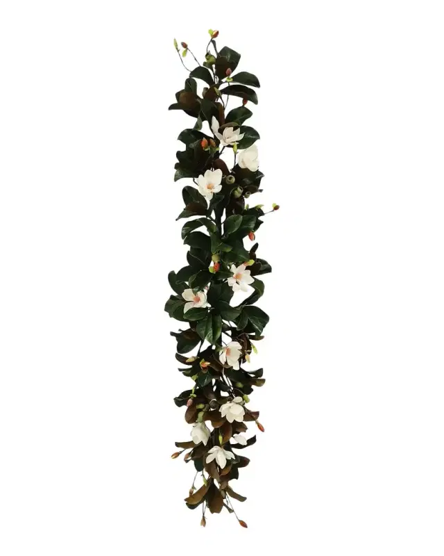 Winward Home Deluxe Artificial Magnolia Garland