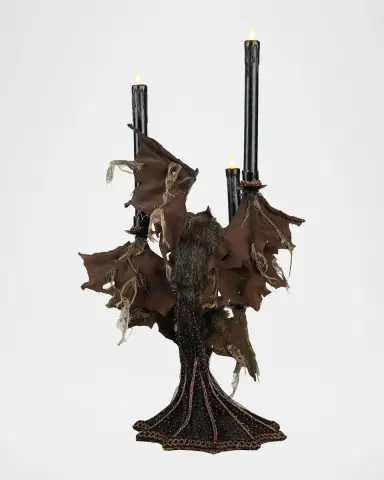 Katherine 's Collection Batty Halloween Candelabra | Thumbnail 4