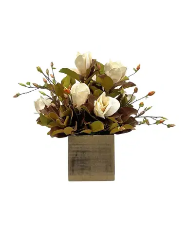 Winward Home Holiday Newness Faux Potted Tree Magnolia Arrangement | Thumbnail 1