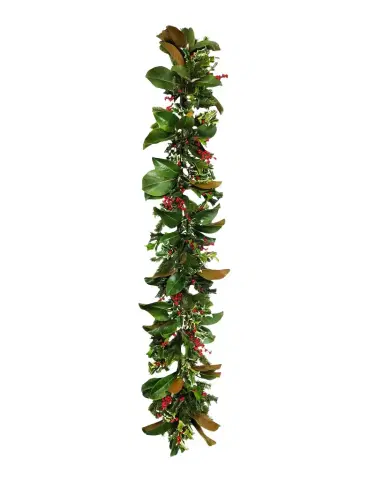 Winward Home Holiday Newness Faux-Holly Holiday Garland | Thumbnail 1