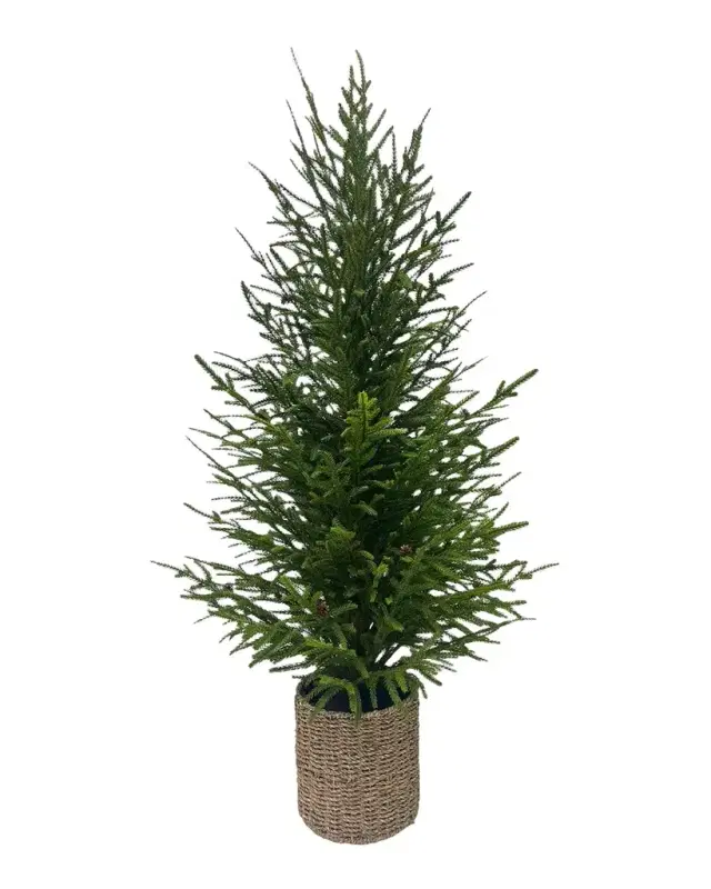 Winward Home Artificial Basket Christman Norfolk Tree