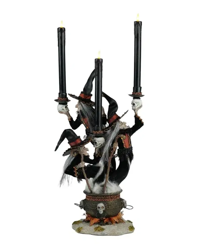 Katherine 's Collection Witching Hour Witchy Witches Candelabra