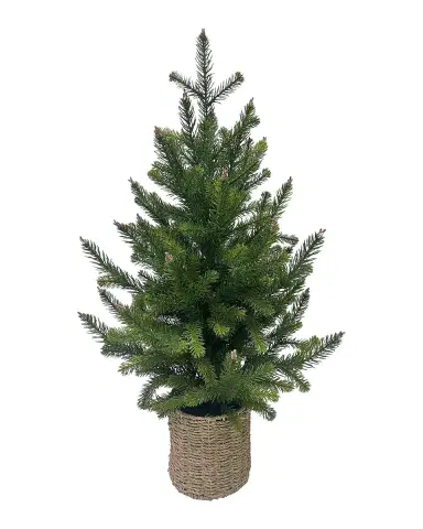 Winward Home Artificial Pine Tree With Basket | Thumbnail 2