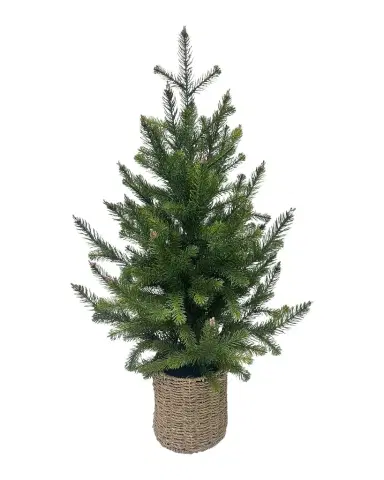 Winward Home Artificial Pine Tree With Basket | Thumbnail 1