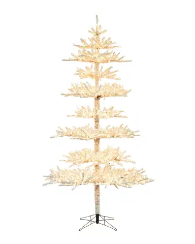 Winward Home Holiday Newness 9 ' Flocked Twig Faux-Pine Tree | Thumbnail 2