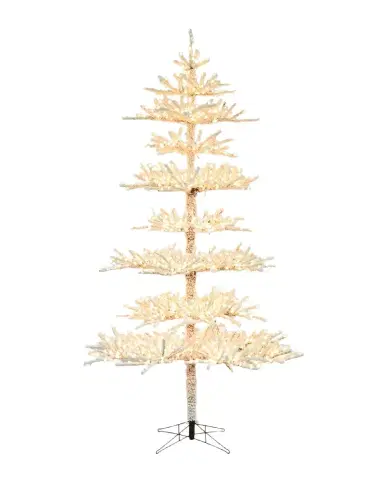 Winward Home Holiday Newness 9 ' Flocked Twig Faux-Pine Tree | Thumbnail 1