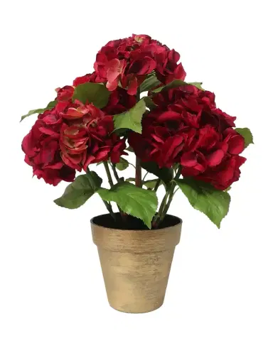 Winward Home Holiday Newness Potted Faux-Hydrangea Arrangement | Thumbnail 1