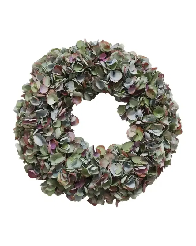 Winward Home Artificial Hydrangea Wreath