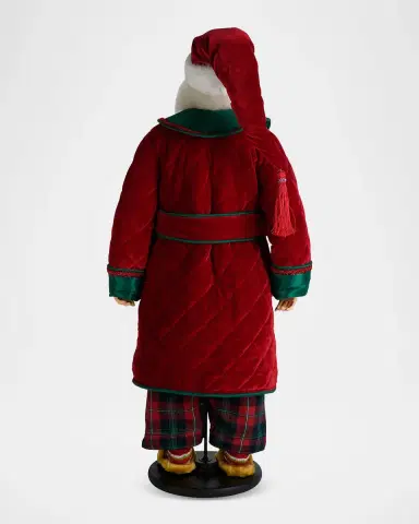 Katherine 's Collection Merry & Magnificent Christmas Santa In Pajamas Tabletop Doll | Thumbnail 4