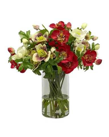 Winward Home Holiday Newness Faux-Hellebores Arrangement | Thumbnail 2
