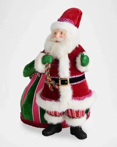 Katherine 's Collection Merry & Magnificent Christmas Papa Noel & Bag Candy Holder | Thumbnail 2