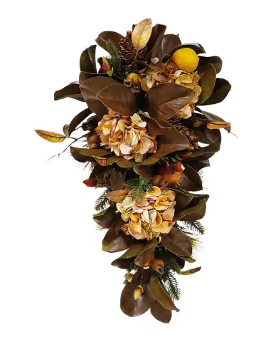 Winward Home Holiday Newness Artificial Hydrangea & Magnolia Floral Arrangement | Thumbnail 2