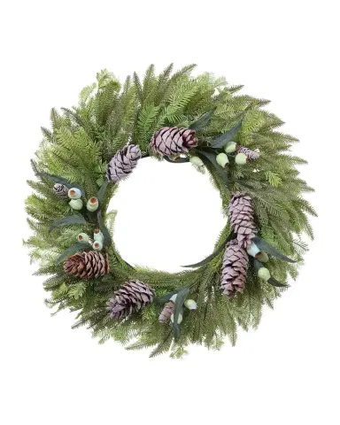 Winward Home Artificial Mountain Pine With Eucalyptus Wreath | Thumbnail 1