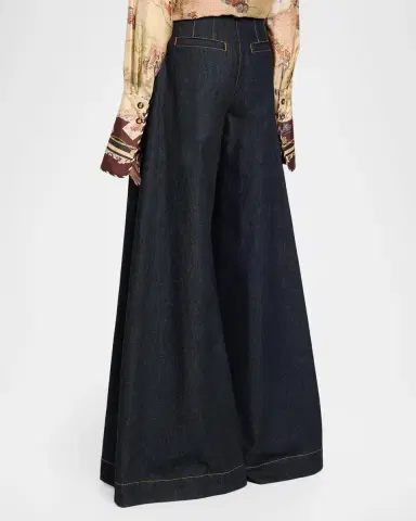Zimmermann Valiant Denim Tailored Jeans | Thumbnail 3 Zimmermann Valiant Denim Tailored Jeans | Thumbnail 3