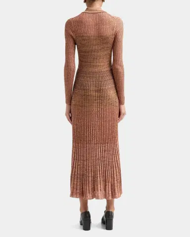 Zimmermann Mouline Rib-Knit Polo Midi Dress | Thumbnail 4 Zimmermann Mouline Rib-Knit Polo Midi Dress | Thumbnail 4