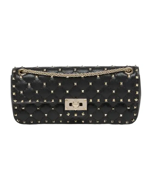 Valentino Garavani Quilted Rockstud Leather Shoulder Bag