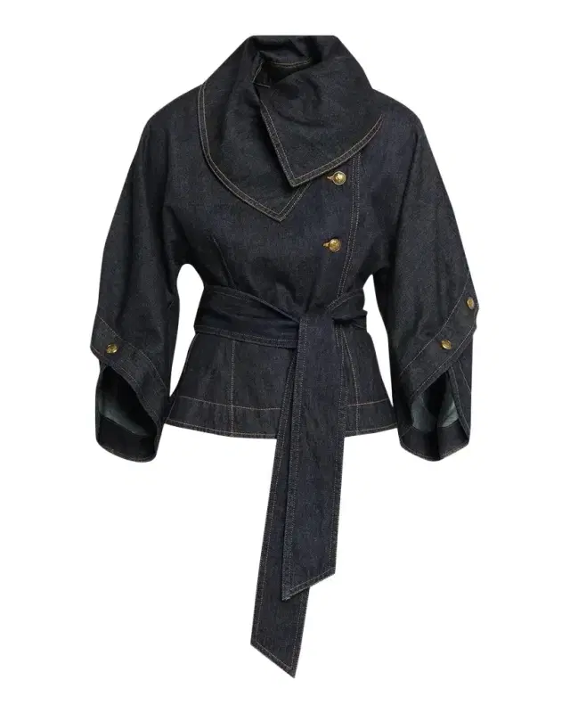Zimmermann Valiant Denim Buttoned Jacket