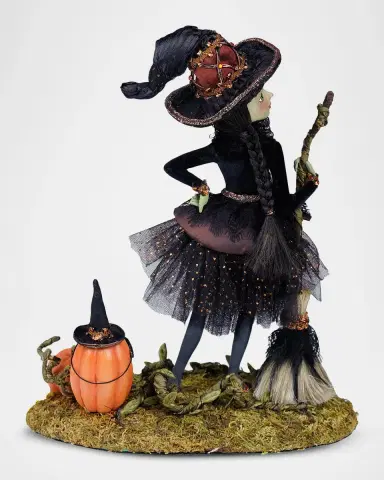 Katherine 's Collection Witch in Training Halloween Figurine | Thumbnail 2