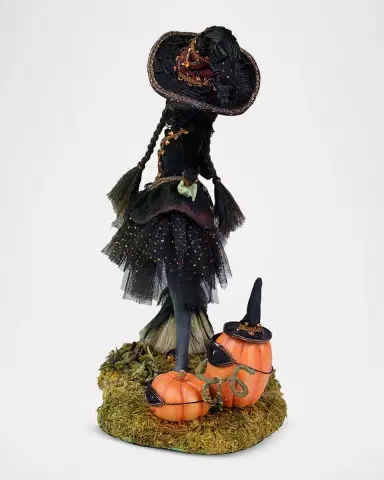Katherine 's Collection Witch in Training Halloween Figurine | Thumbnail 4