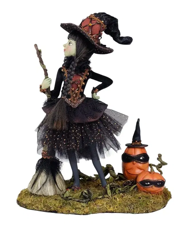 Katherine 's Collection Witch in Training Halloween Figurine