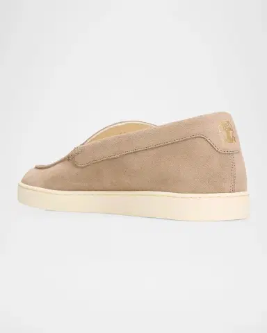 Brunello Cucinelli Men's Leather Moc-Toe Loafers | Thumbnail 2 Brunello Cucinelli Men's Leather Moc-Toe Loafers | Thumbnail 2