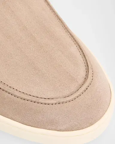 Brunello Cucinelli Men's Leather Moc-Toe Loafers | Thumbnail 3 Brunello Cucinelli Men's Leather Moc-Toe Loafers | Thumbnail 3