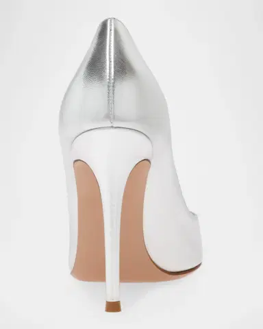 Gianvito Rossi 105mm Metallic Leather Pumps | Thumbnail 3 Gianvito Rossi 105mm Metallic Leather Pumps | Thumbnail 3