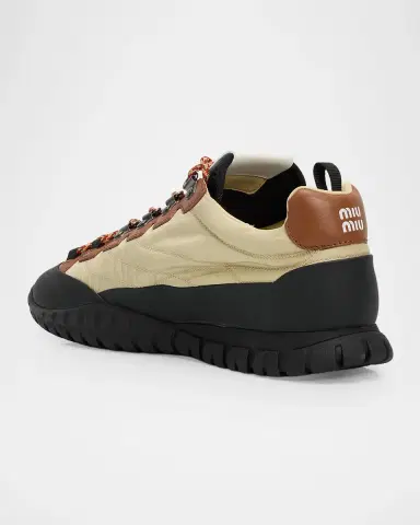 Miu Miu Hiker Low-Top Sneakers | Thumbnail 3 Miu Miu Hiker Low-Top Sneakers | Thumbnail 3