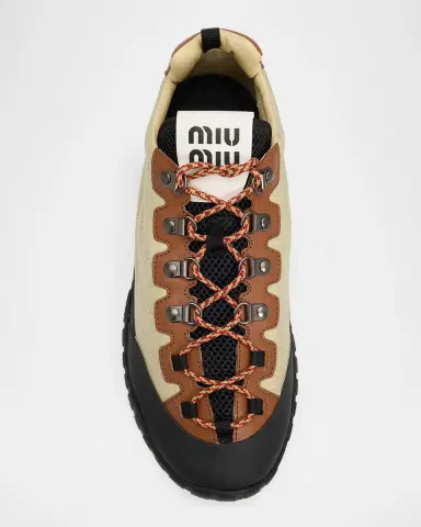 Miu Miu Hiker Low-Top Sneakers | Thumbnail 5 Miu Miu Hiker Low-Top Sneakers | Thumbnail 5
