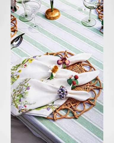 Juliska Meadow Walk Linen Napkins, Set of 4 | Thumbnail 4